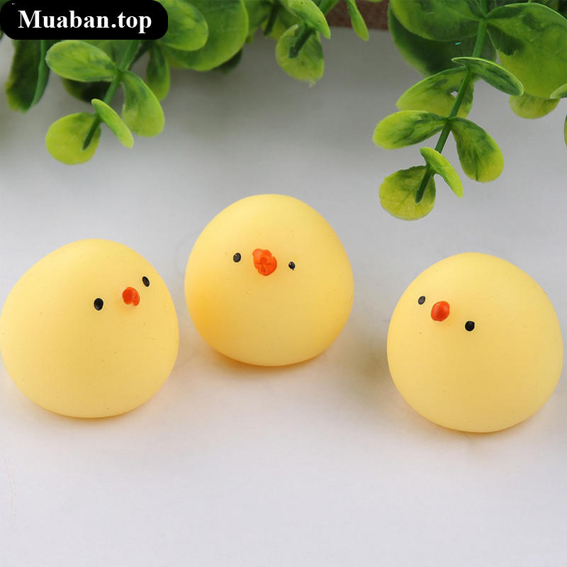 Đồ chơi bóp tay giảm căng thẳng hình chú gà xinh xắn
