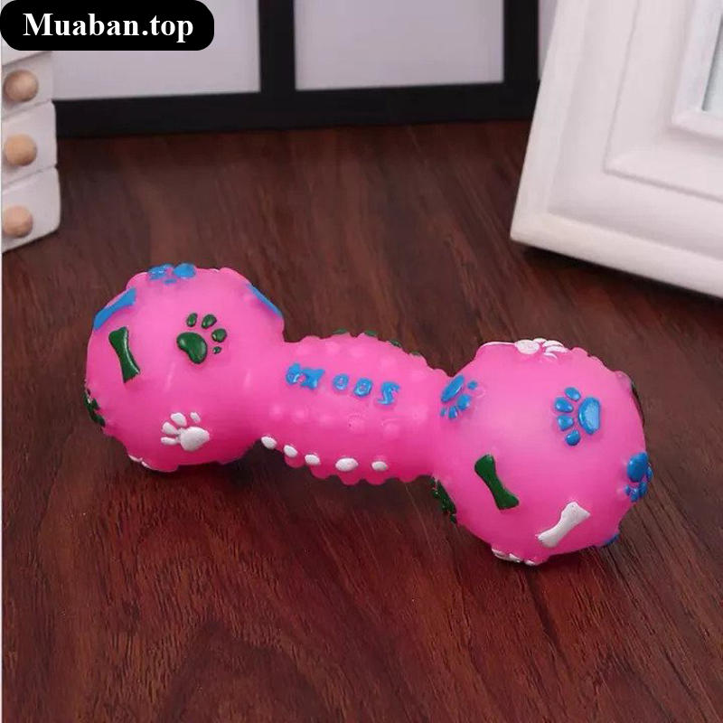 Đồ chơi tạ gai cho thú cưng phát ra tiếng kêu 2
