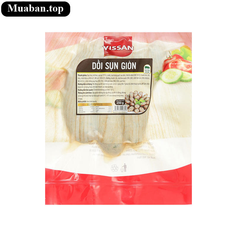 Dồi sụn giòn Vissan gói 250g 2