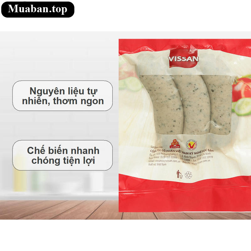 Dồi sụn giòn Vissan gói 250g 8