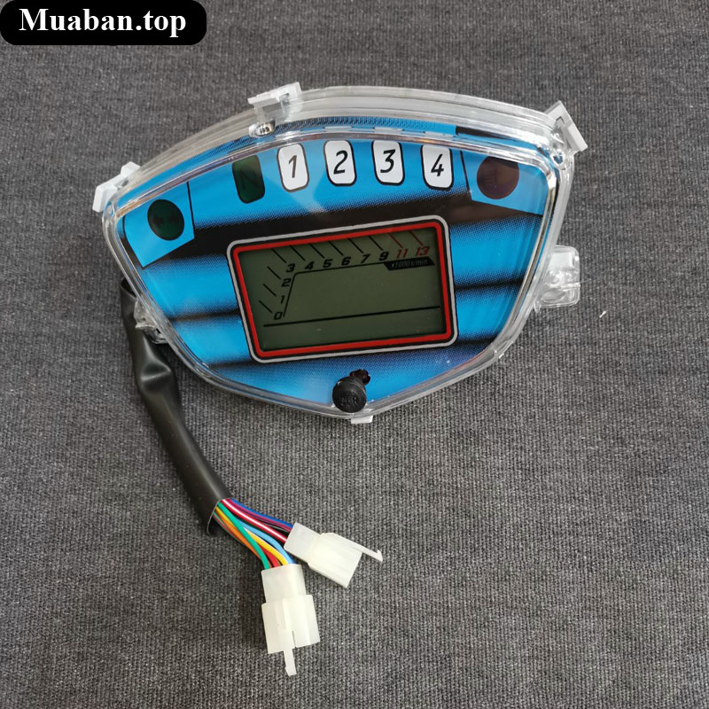 Đồng hồ mặt xanh dành cho xe Sirius Đồng hồ mặt xanh dành cho xe Sirius