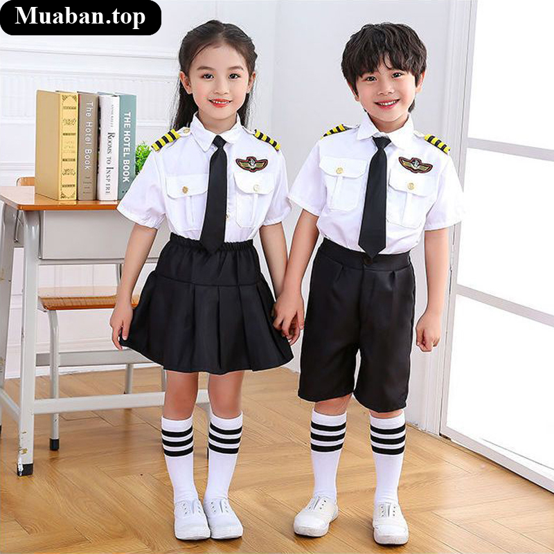 Đồng phục cơ trưởng dành cho bé trai và bé gái 2