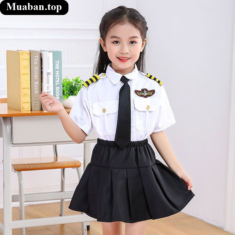 Đồng phục cơ trưởng dành cho bé trai và bé gái 4