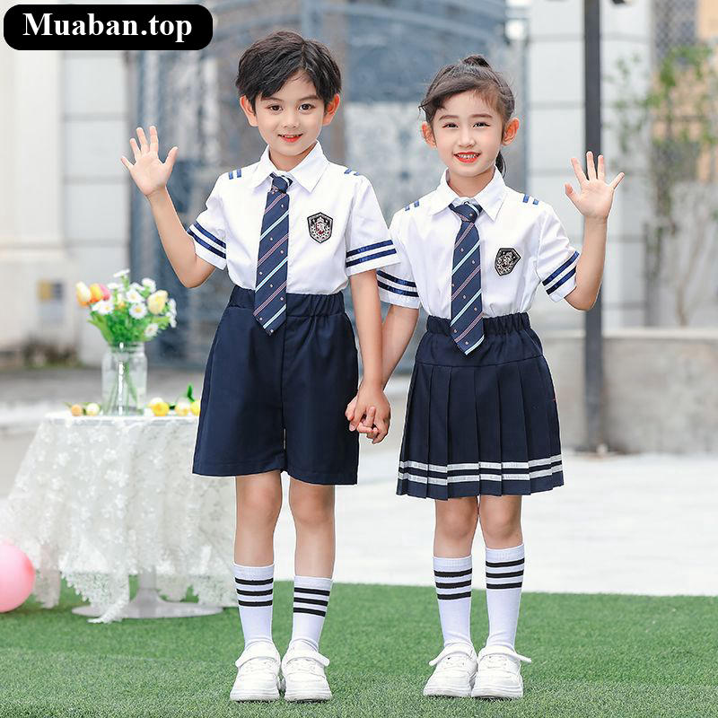 Đồng phục học sinh anh quốc dành cho bé gái bé trai 5