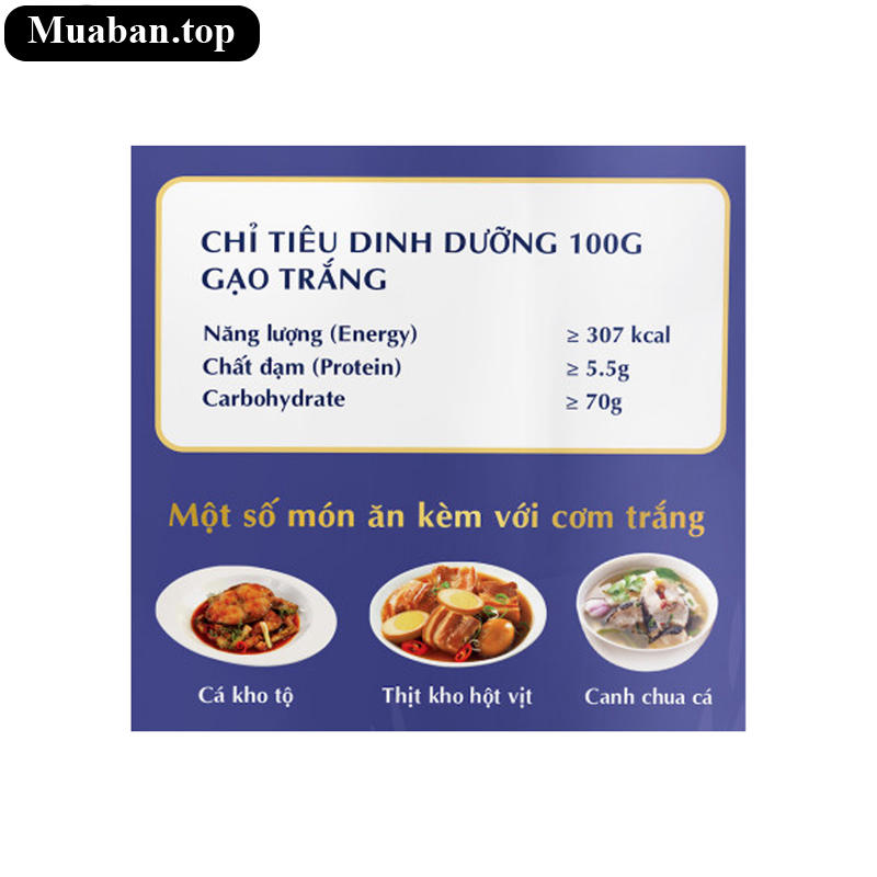 Gạo đặc sản Trạng Nguyên Vinh Hiển ST25 túi 5kg 3