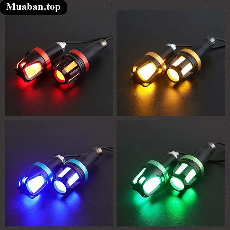 Gù tay lái 3 cạnh có đèn dành cho xe máy