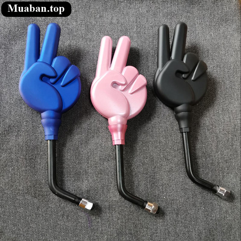 Gương chiếu hậu hai ngón tay dành cho xe máy Gương chiếu hậu hai ngón tay dành cho xe máy