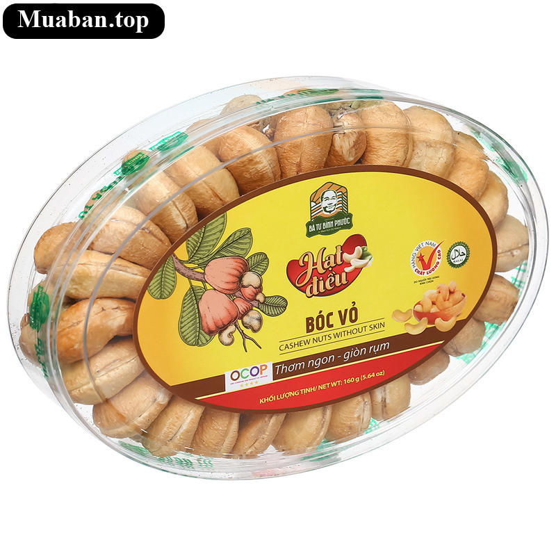 Hạt điều bóc vỏ Bà Tư Bình Phước hộp 160g 7