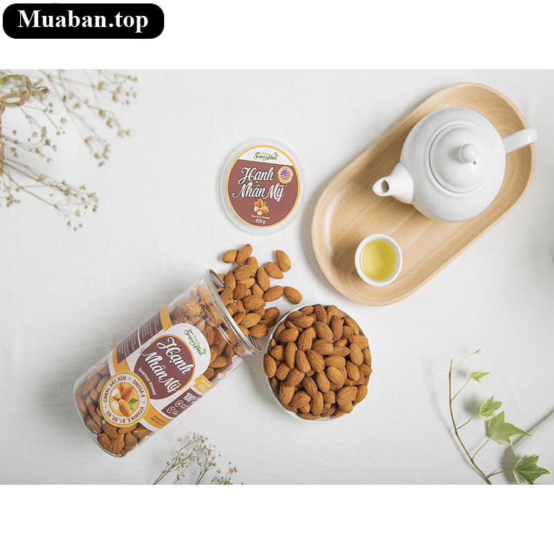 Hạt hạnh nhân Mỹ Your Superfood hũ 450g 9