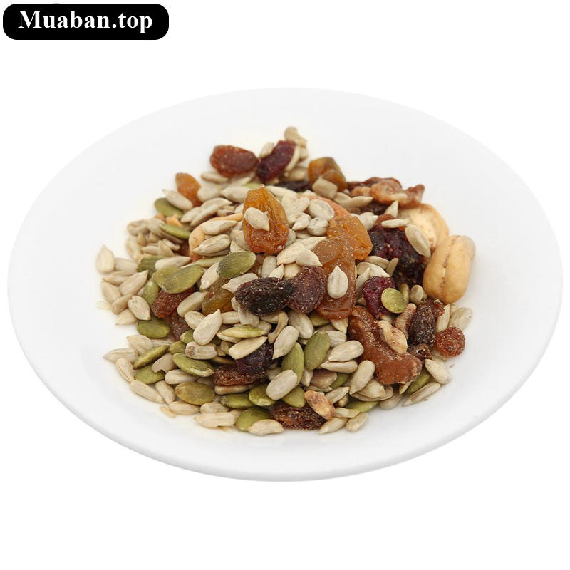 Hạt hỗn hợp vị muối hồng Nutty Trailmix hũ 220g 6