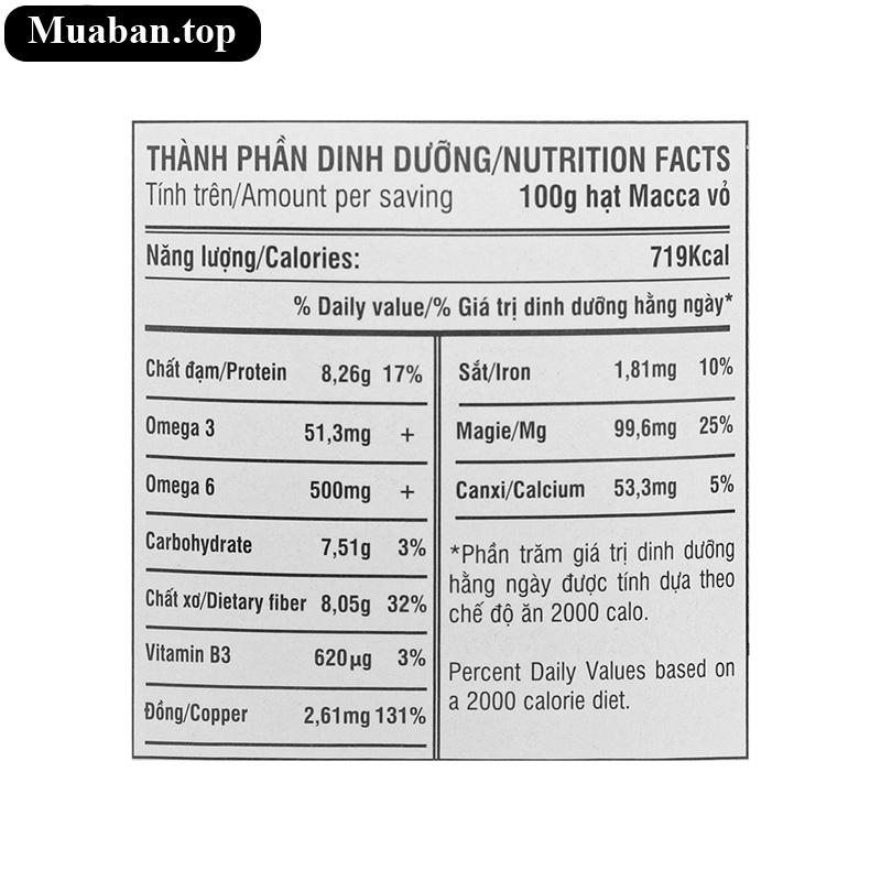 Hạt mắc ca nứt vỏ Úc Your Superfood hũ 220g 8