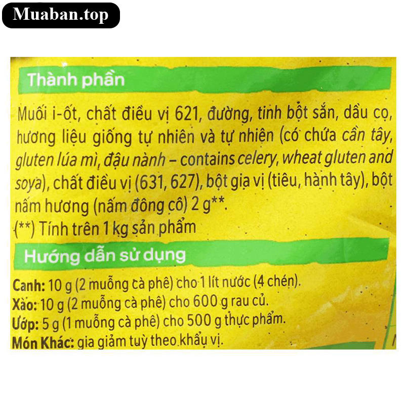 Hạt nêm cao cấp vị nấm hương Maggi gói 450g 4
