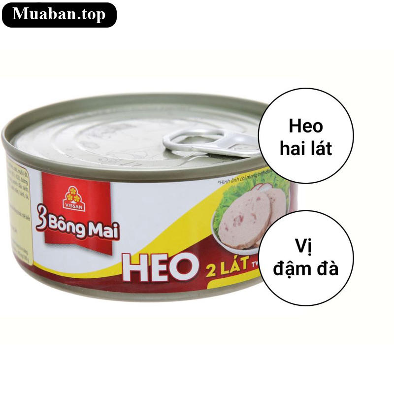 Heo hai lát 3 Bông Mai Vissan 150g 6