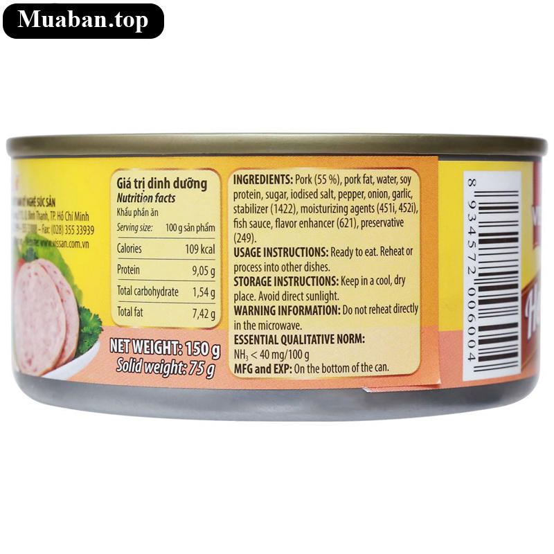 Heo hai lát Vissan 150g 3