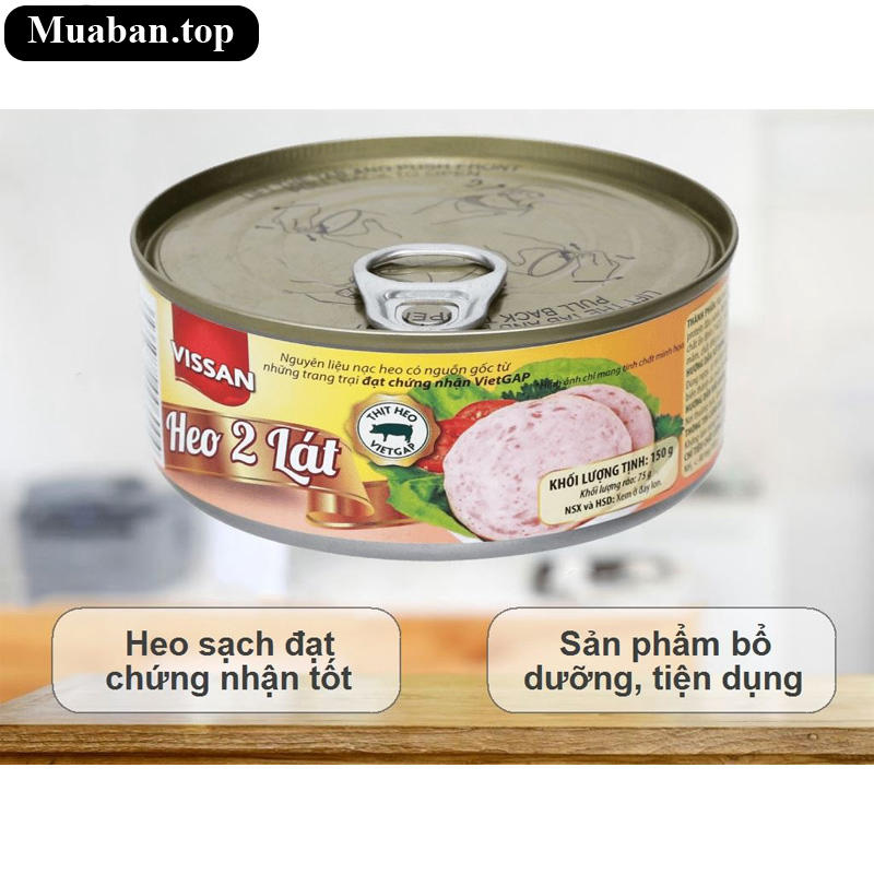 Heo hai lát Vissan 150g 8