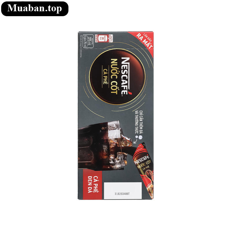 Hộp 5 gói nước cốt cà phê đen NesCafé 75ml 3