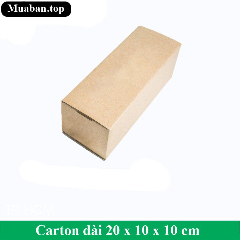 Hộp carton dài 20 x 10 x 10 cm 3