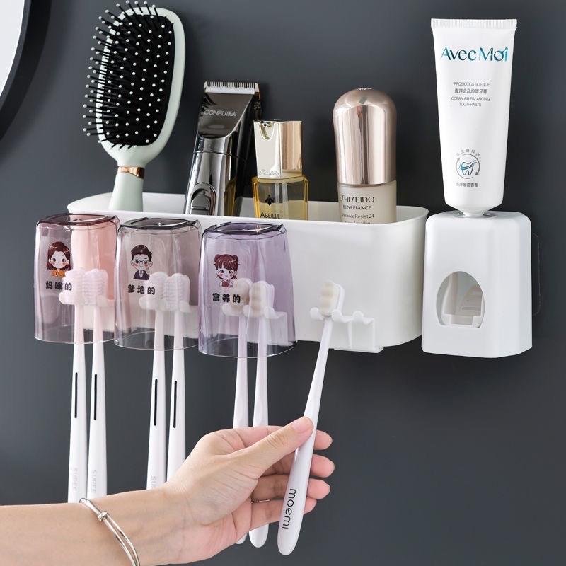 Kệ để bàn chải đánh răng nhả kem tự động 3