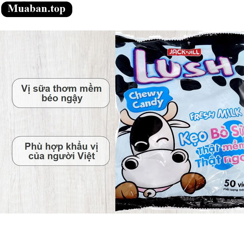Kẹo bò sữa Jack n Jill Lush gói 140g 5