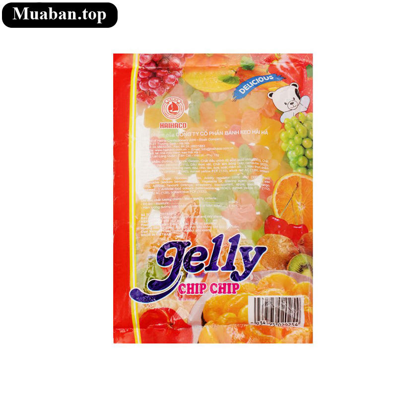 Kẹo dẻo Hải Hà Jelly Chip gói 175g 2