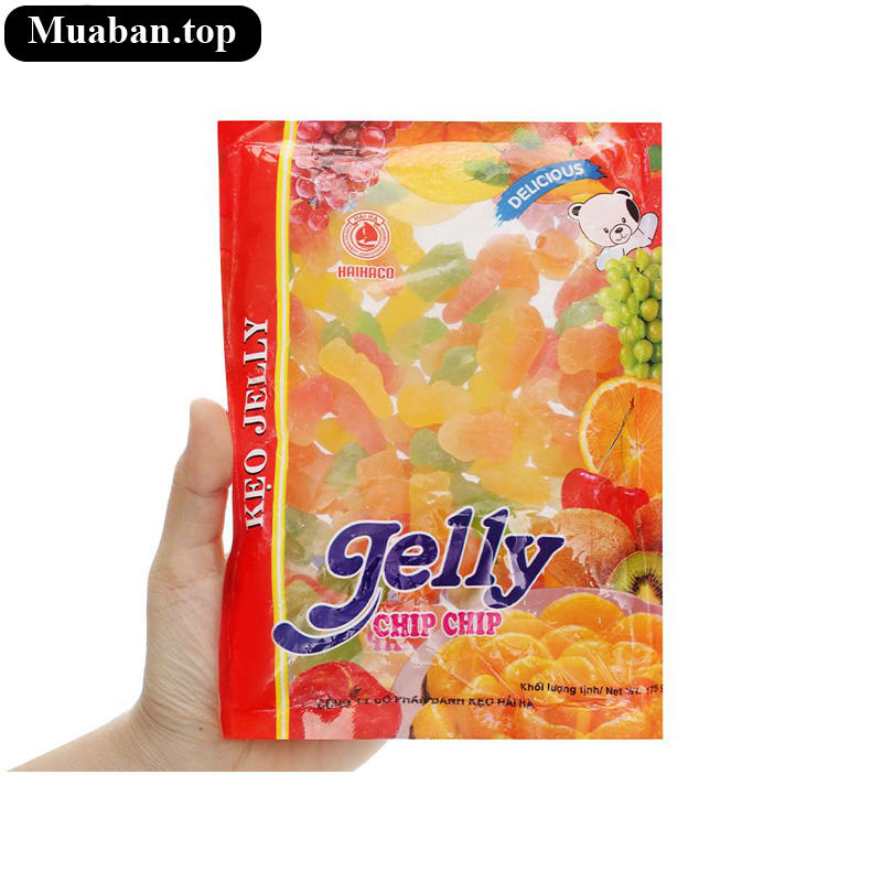 Kẹo dẻo Hải Hà Jelly Chip gói 175g 4