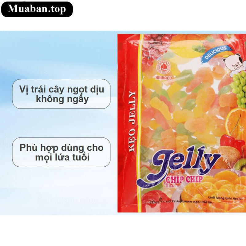 Kẹo dẻo Hải Hà Jelly Chip gói 175g 6