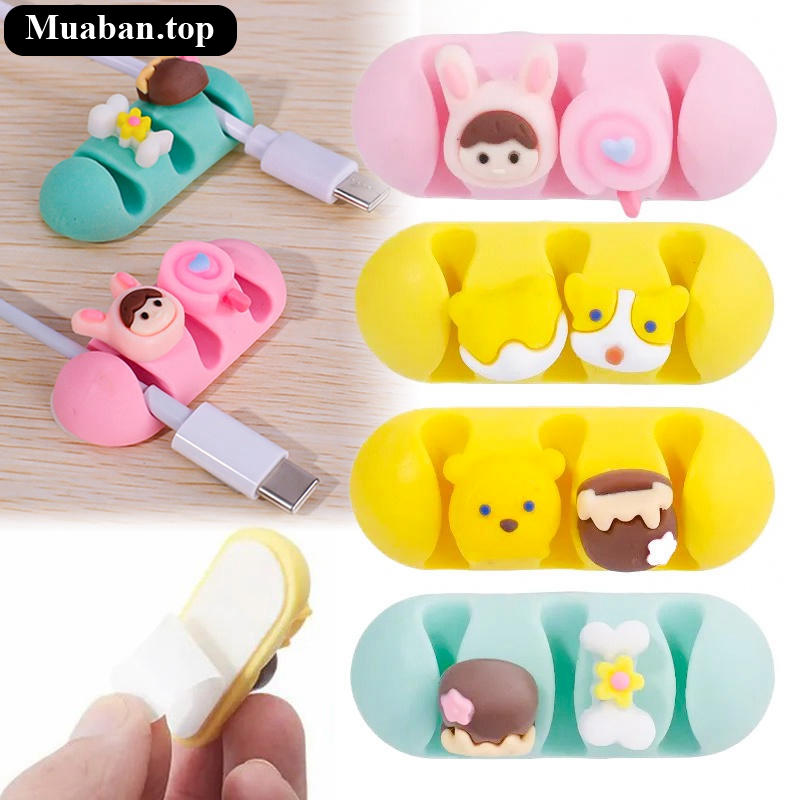 Kẹp cố định dây cáp sạc dán tường các loại nhỏ gọn 2