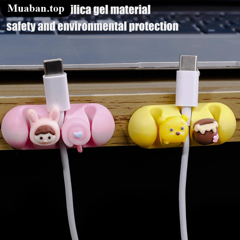 Kẹp cố định dây cáp sạc dán tường các loại nhỏ gọn 5