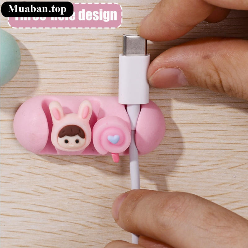 Kẹp cố định dây cáp sạc dán tường các loại nhỏ gọn 6