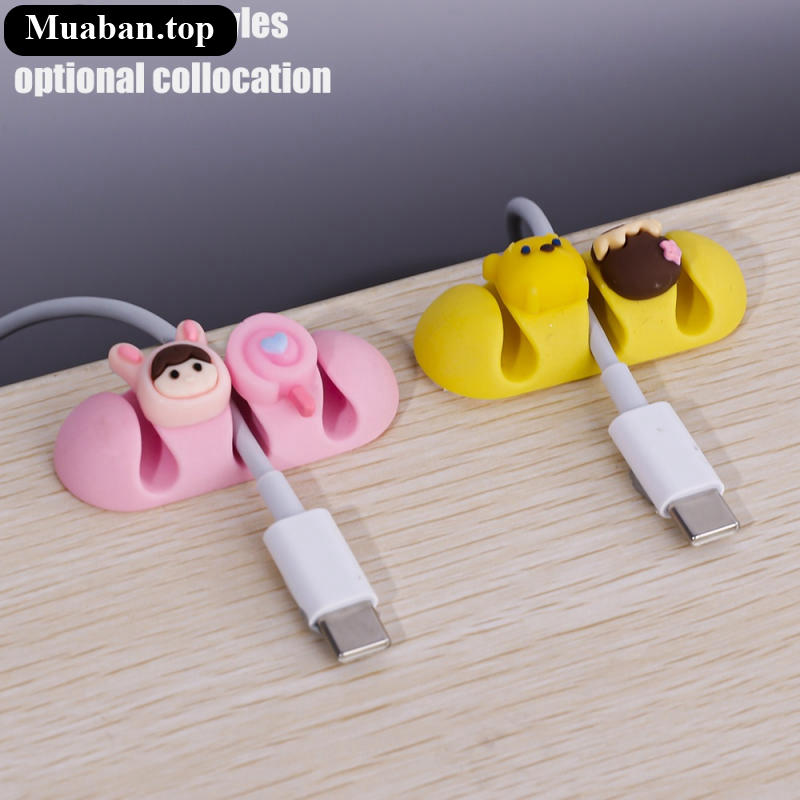 Kẹp cố định dây cáp sạc dán tường các loại nhỏ gọn 7