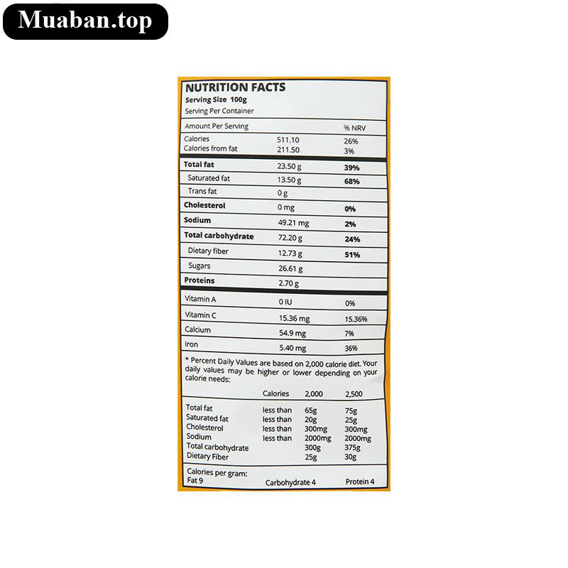 Khoai lang vàng sấy Rộp Rộp gói 100g 4