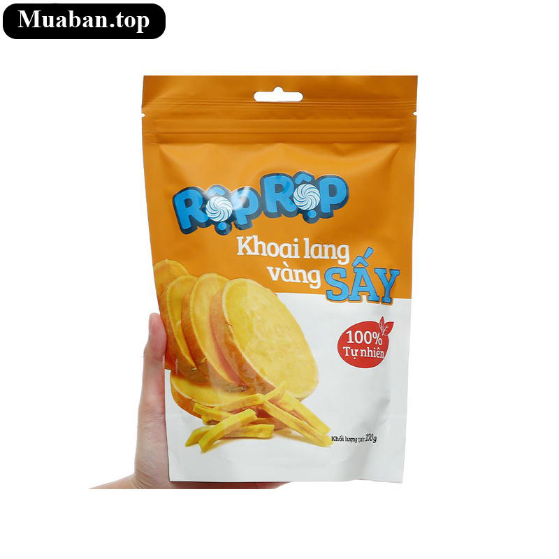 Khoai lang vàng sấy Rộp Rộp gói 100g 5