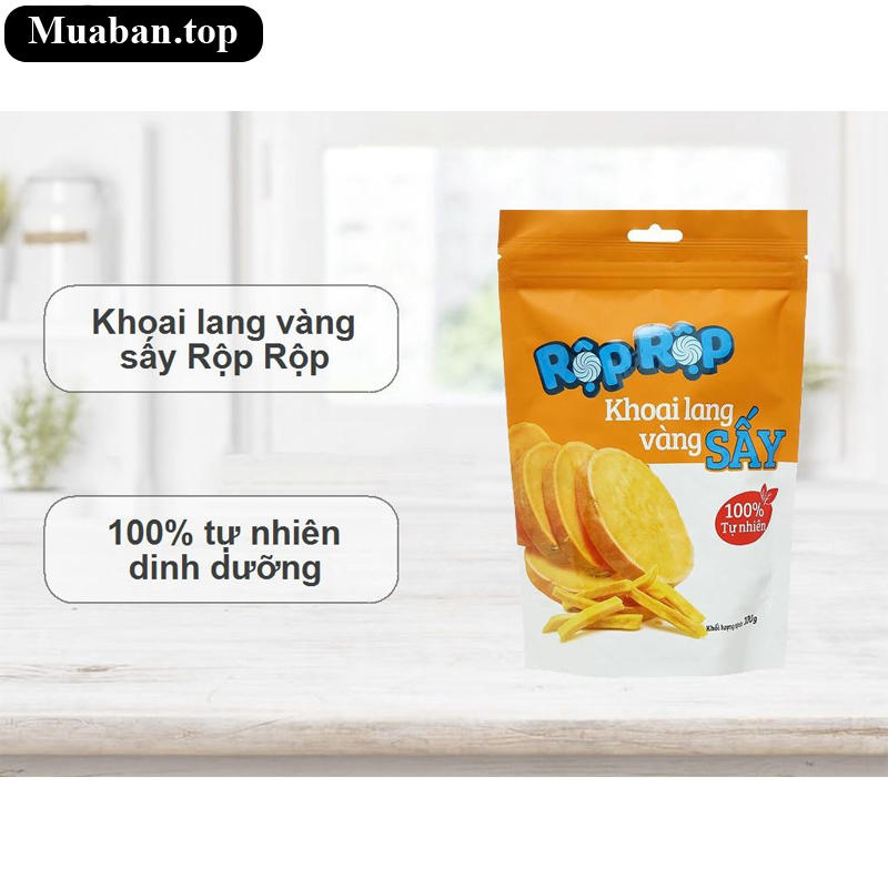 Khoai lang vàng sấy Rộp Rộp gói 100g 7