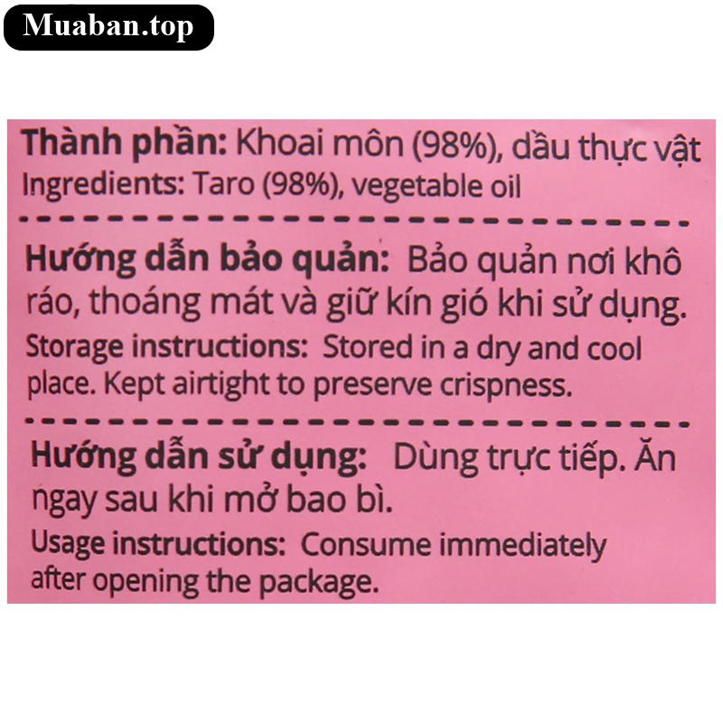 Khoai môn sấy Rộp Rộp gói 100g 3