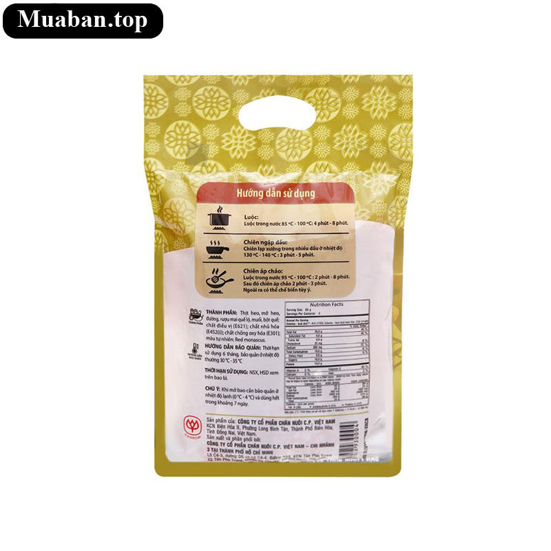 Lạp xưởng Mai Quế Lộ C.P 500g 2