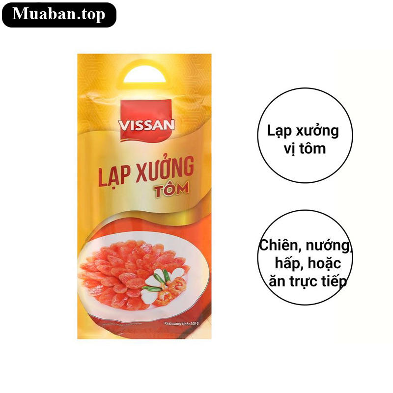 Lạp xưởng tôm Vissan gói 200g 6