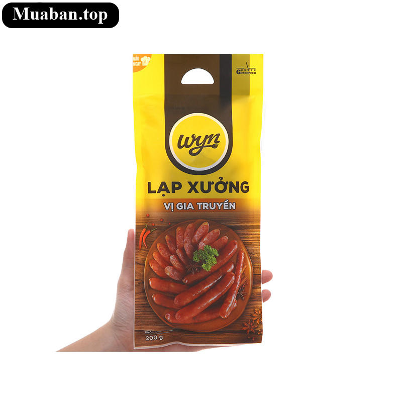Lạp xưởng vị gia truyền WYN gói 200g 5