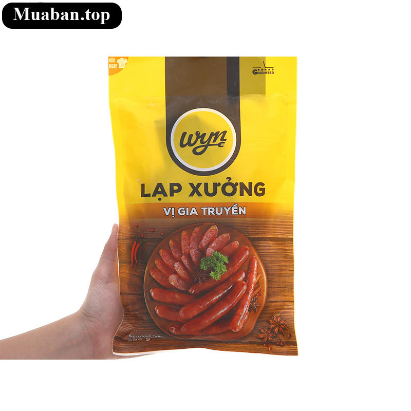 Lạp xưởng vị gia truyền WYN gói 500g 3