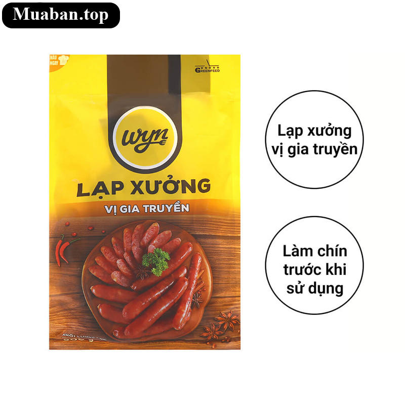 Lạp xưởng vị gia truyền WYN gói 500g 5