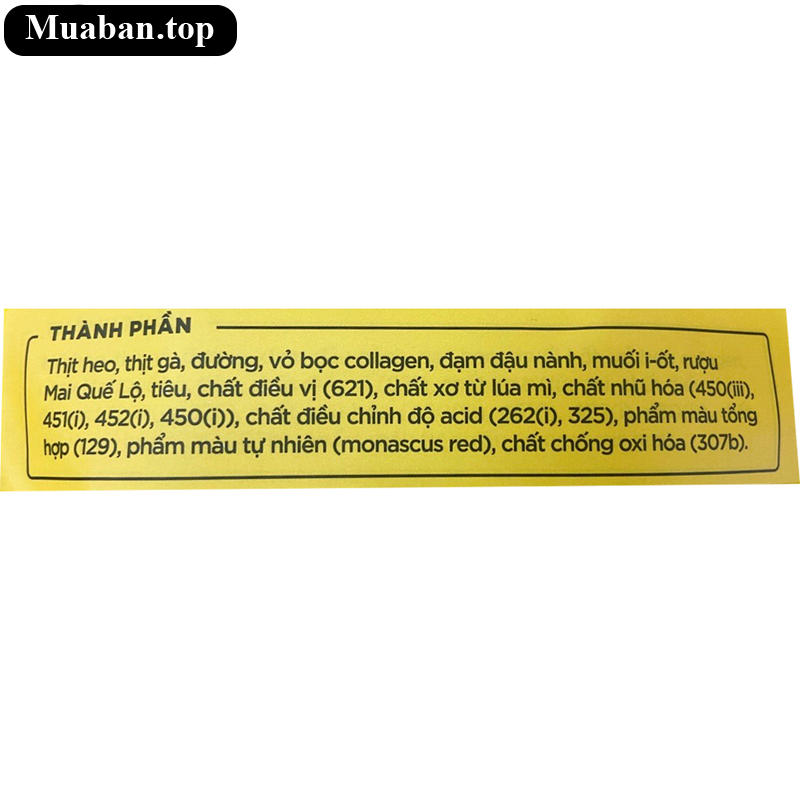 Lạp xưởng vị gia truyền WYN gói 500g 6