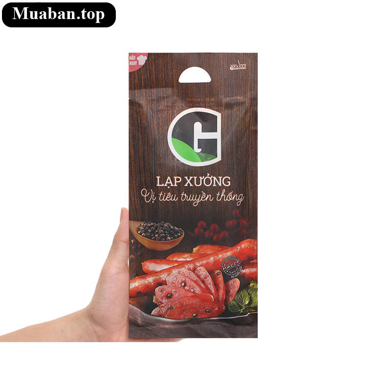 Lạp xưởng vị tiêu truyền thống G Kitchen gói 200g 5