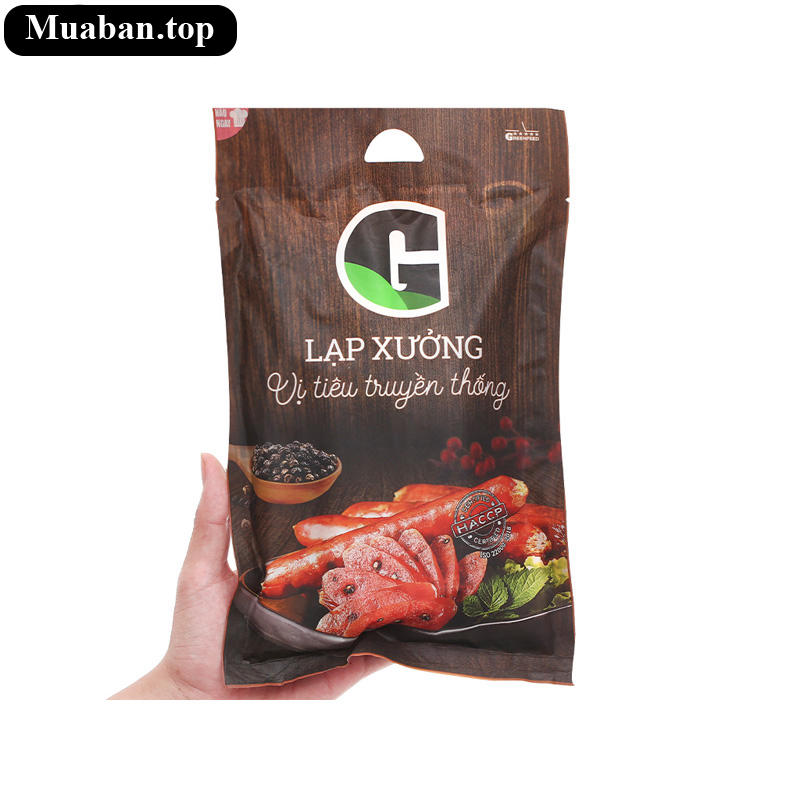 Lạp xưởng vị tiêu truyền thống G Kitchen gói 500g 4