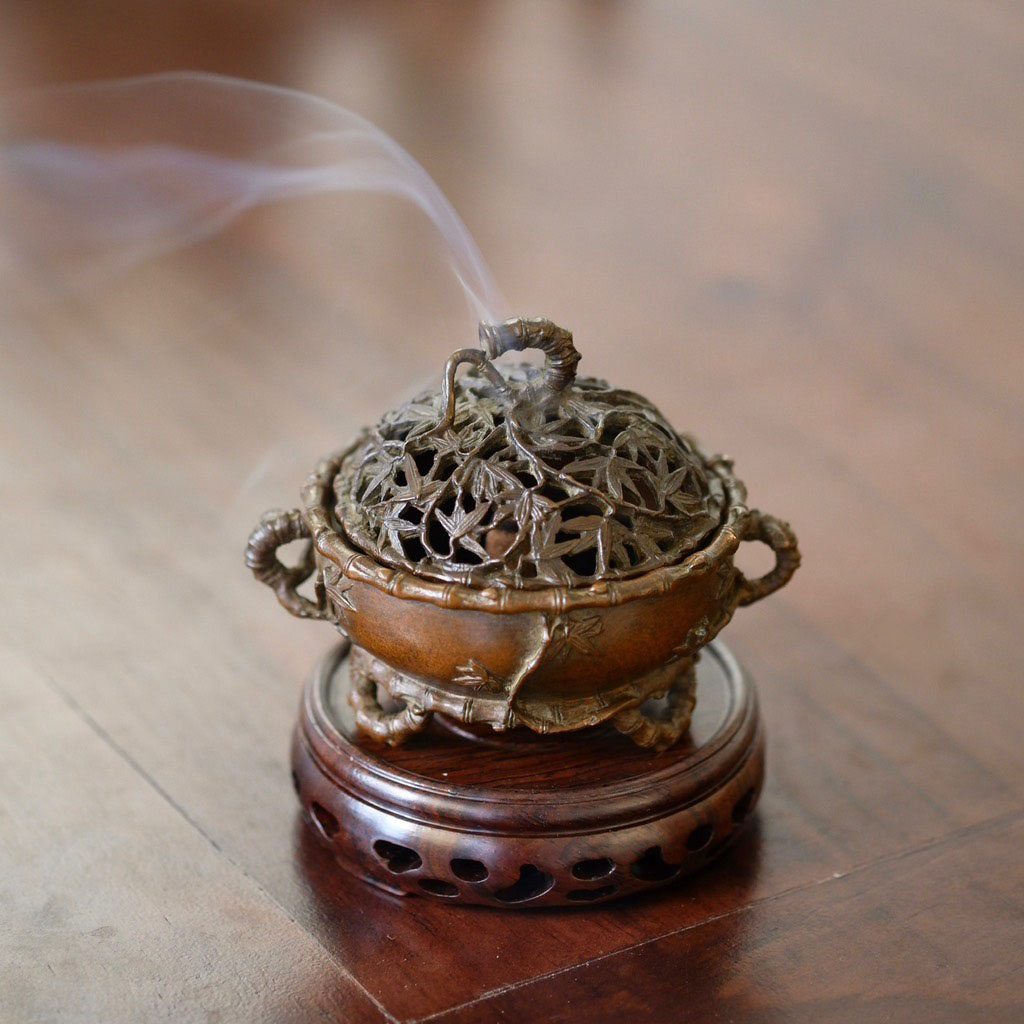Lư đồng cổ trúc độc đáo trang nghiêm 3