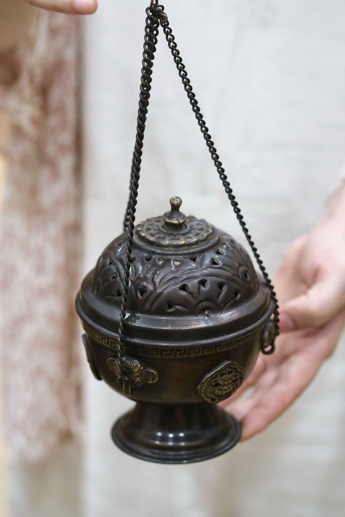 Lư đồng Nepal kiểu cổ điển 2