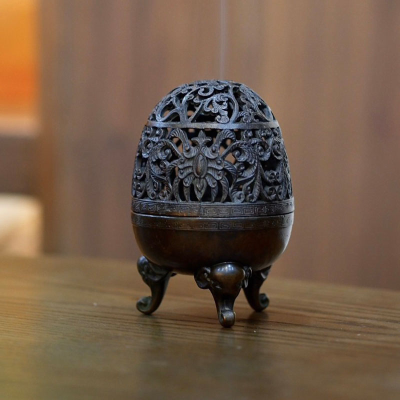 Lư đồng ngọc tượng hình quả trứng