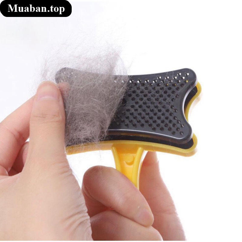 Lược chải lông cho mèo có nút bấm tách lông 6