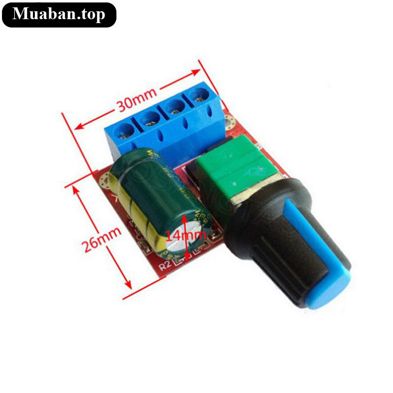 Mạch điều tốc dimmer 5A DC từ 5V đến 35V công suất 90W