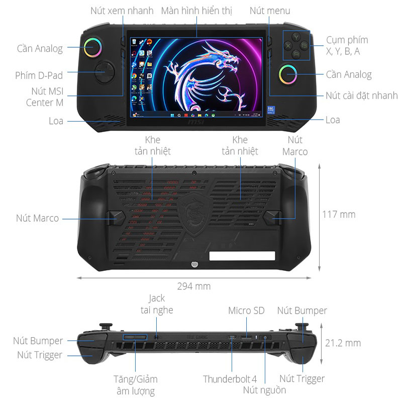 Máy tính mini cao cấp