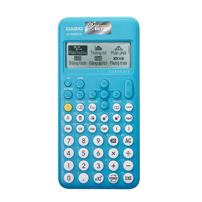 Máy Tính CASIO FX-880BTG Xanh Biển