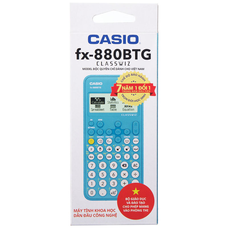 Máy Tính CASIO FX 880BTG Xanh Biển 2